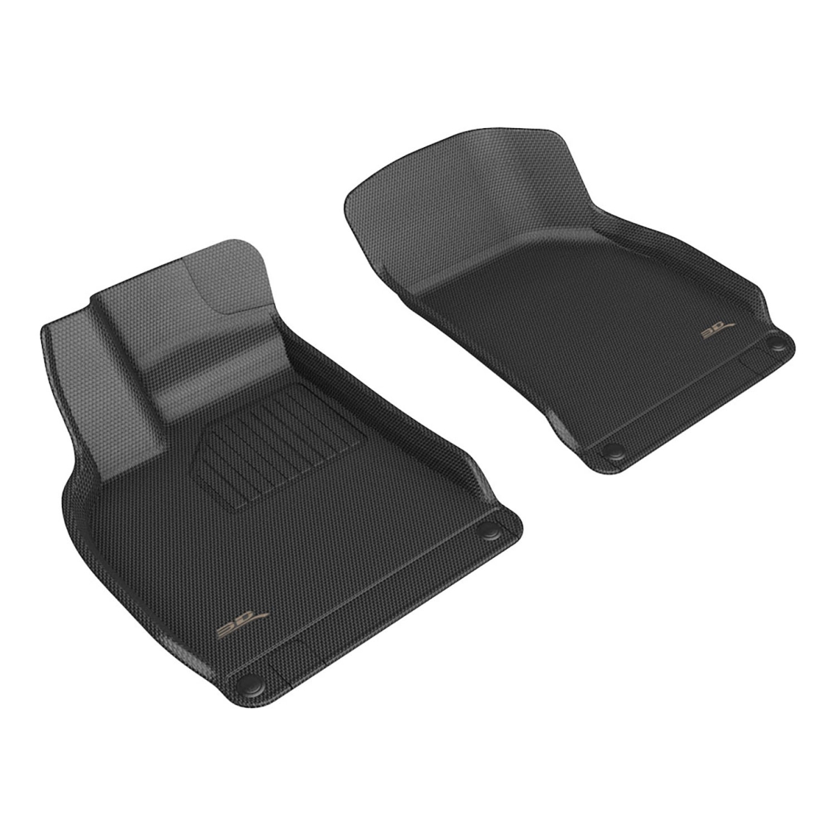 Black Custom Fit Kagu Floor Mat for 2022-2023 Lucid Air Front Row