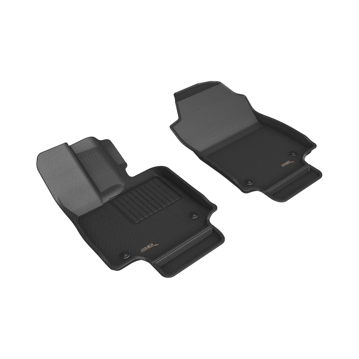 Custom Fit Kagu Floor Mat Fits for 2022-2023 Lexus Nx - Front Row - Black