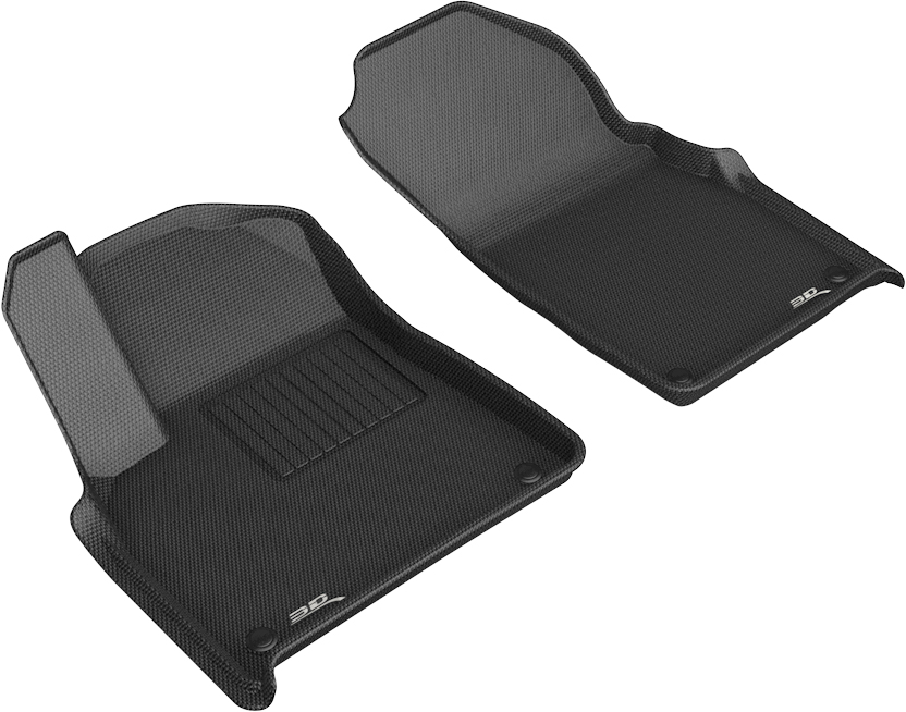 Custom Fit Kagu Floor Mat Fits for 2019-2022 Lamborghini Urus - Front Row - Black