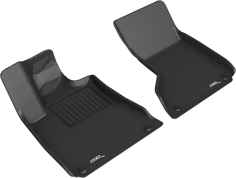Front Row Custom Fit Kagu Floor Mat for 2013-2018 Maserati Ghibli, Black