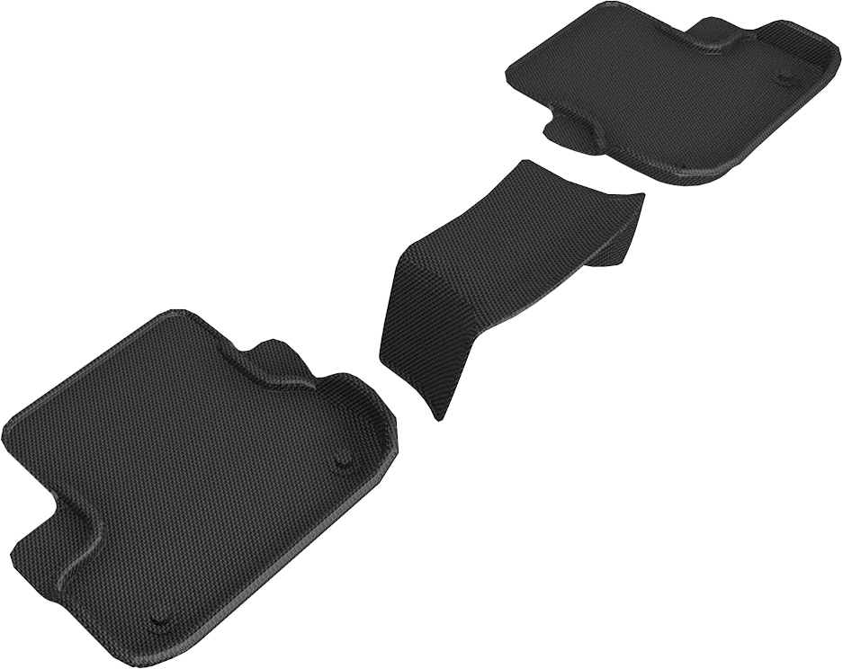 Custom Fit Kagu Second Row Floor Mat for 2013-2018 Maserati Ghibli, Black