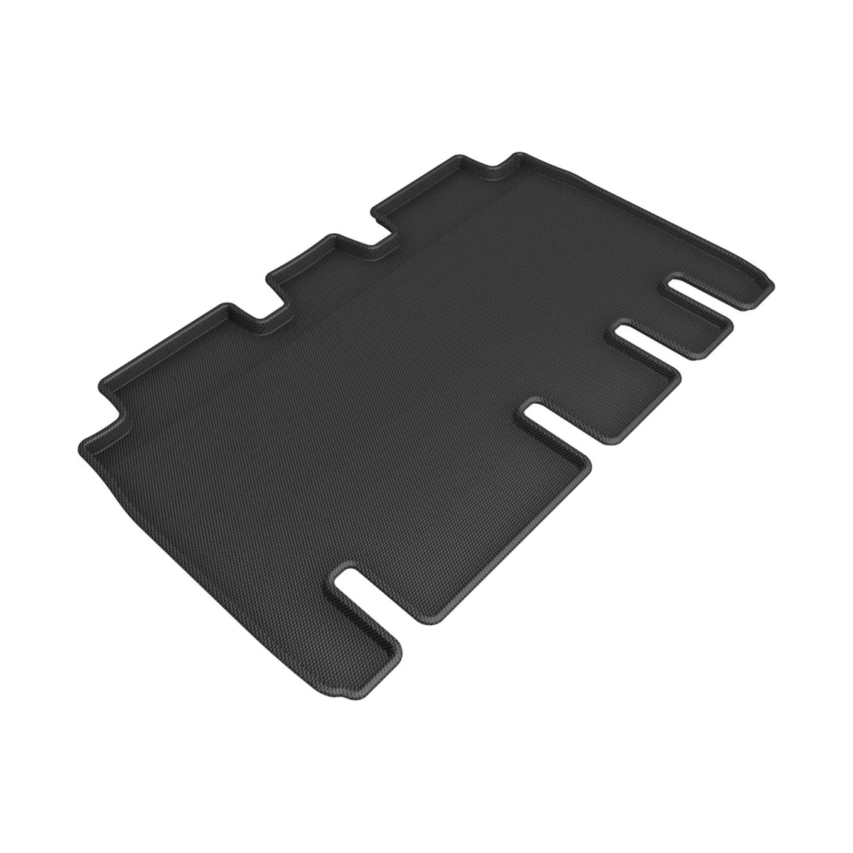 L1TL04621509 Second Row Custom Fit Kagu Floor Mat for 2022-2023 Tesla Model X 5 Seat, Black