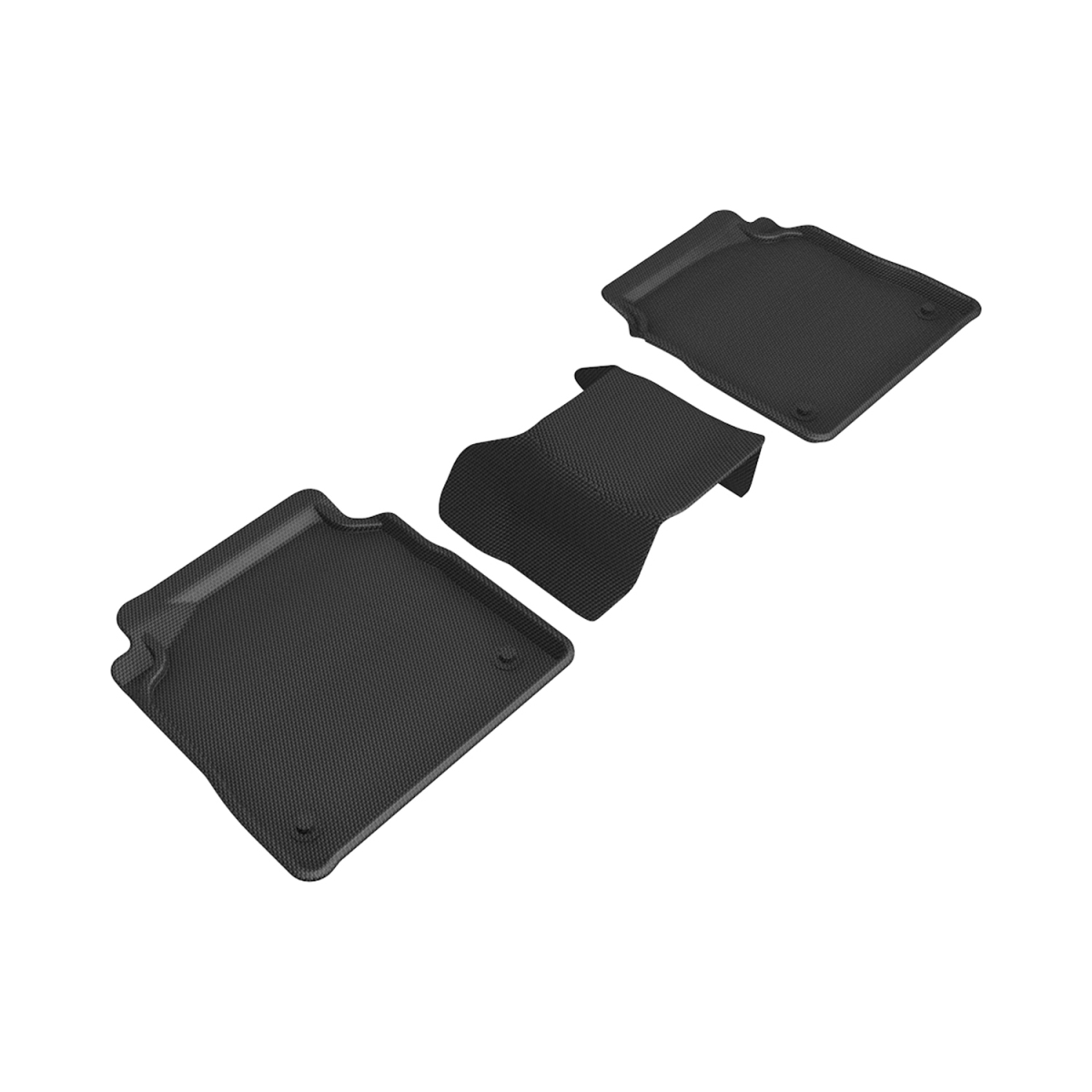 R2 Custom Fit Kagu Floor Mat for 2018-2023 Lexus LS Series, Black