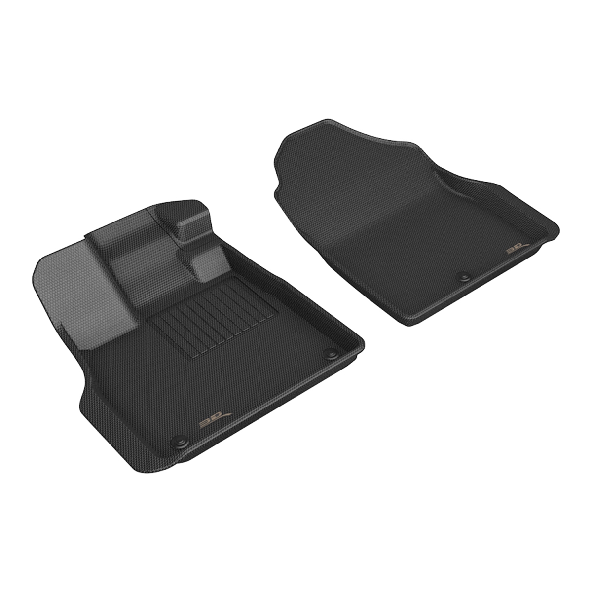 Kagu 1st Row Floor Liners for 2023 Honda Pilot, Black