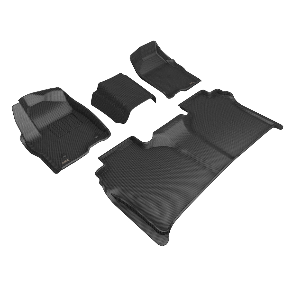 Kagu R1 R2 Black Bench Seating for 2019-2023 Chevrolet Silverado Crew Cab