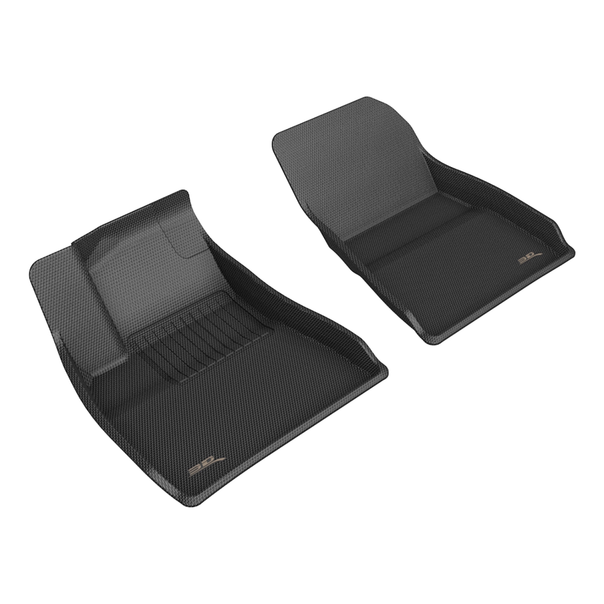 L1TL06911509 All-Weather KAGU Series Floor Mat for 2024-2024 Tesla Model 3, Black