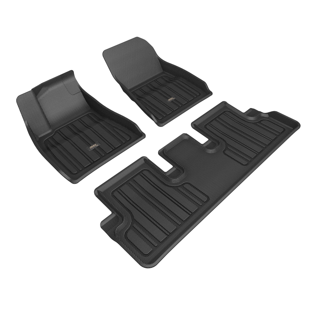 1st Row & 2nd Row Floor Mat, Black