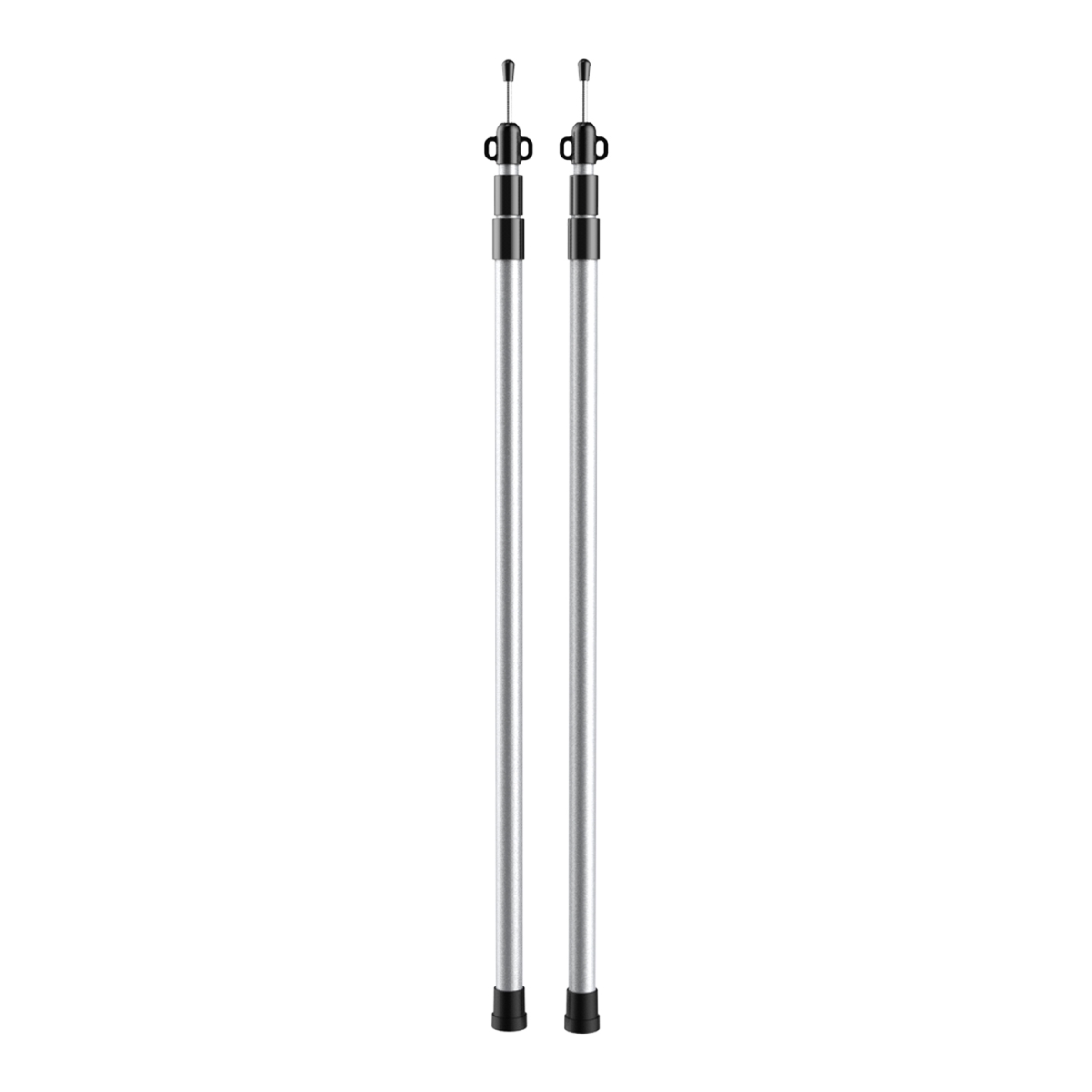 Picture of 3D MAXpider 6122 Roof Top Side Replacement Support Rods&#44; Silver