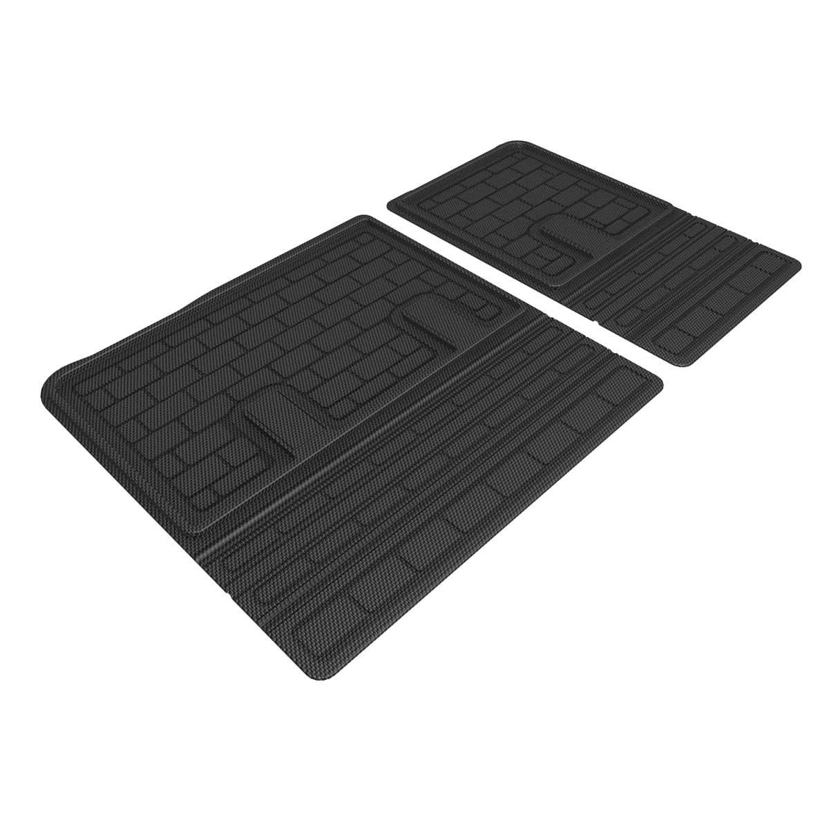 Picture of 3D MAXpider Q1GM0381309 Kagu Behind 2nd Row Seatback Protector for 2024-2025 GMC Yukon XL&#44; Black