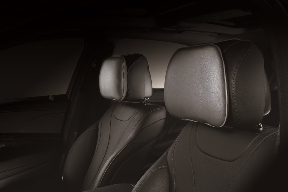 3162-01 Leather Headrest - Gray
