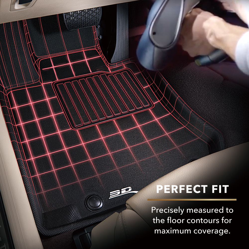 L1PO02821509 Kagu Black R2 Floor Mats for 2025-2026 Porsche Macan Electric