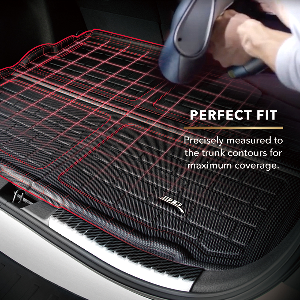 M1CH1221309 Kagu Black Behind 3rd Row Integrated Seatback Cargo Liner for 2025-2026 Chevrolet Traverse