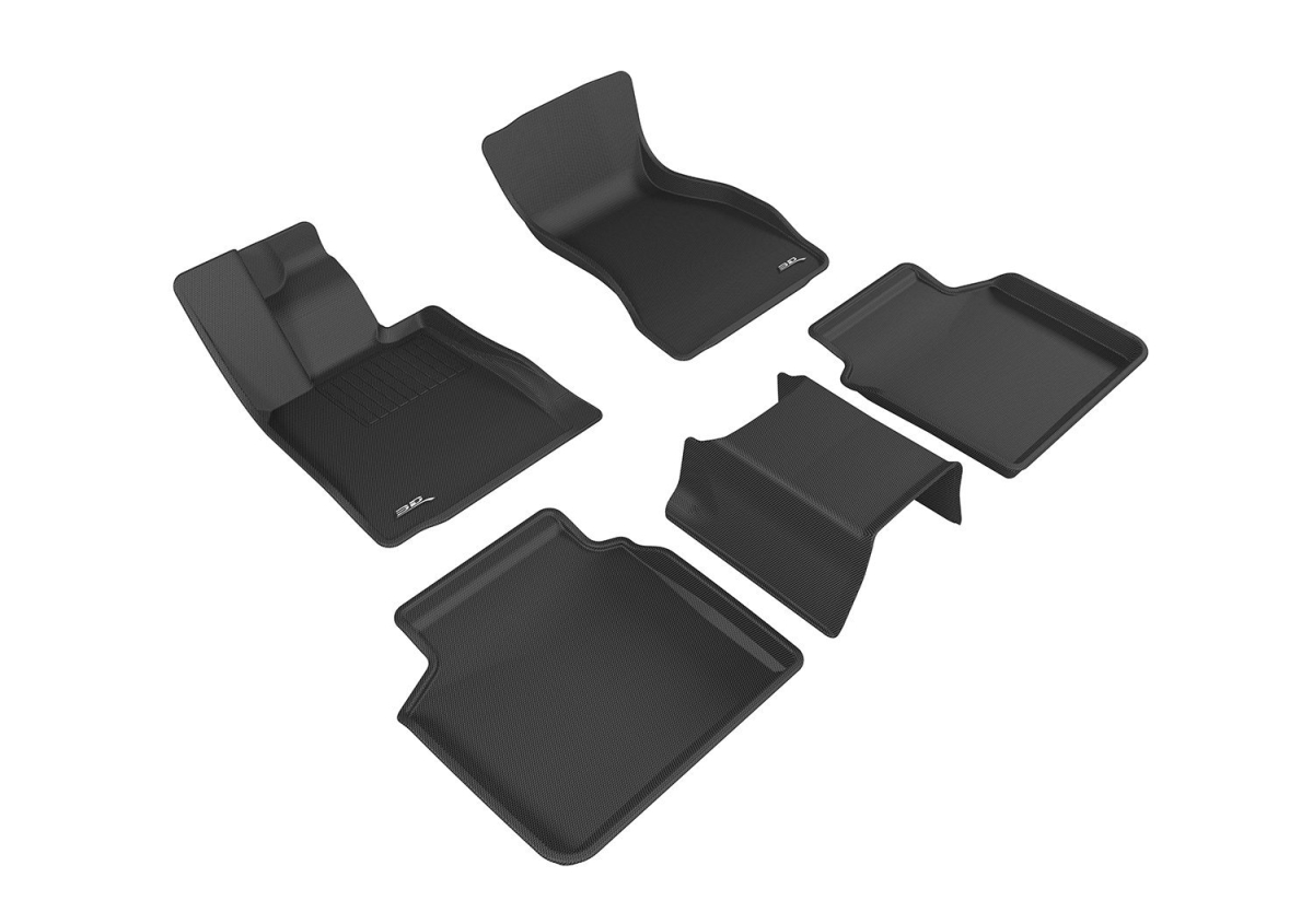 Carbon Fiber Embossed Pattern Kagu Black 1st Row 2nd Row Exclude Xdrive for 2016-2017 BMW 7 Series G12