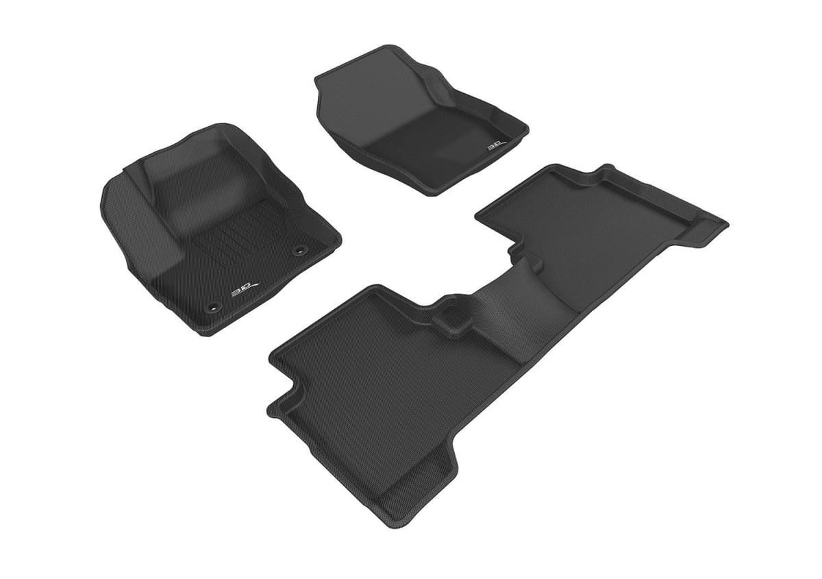 L1FR10601509 Carbon Fiber Embossed Pattern Kagu Black 1st Row 2nd Row for 2016-2017 Ford Escape
