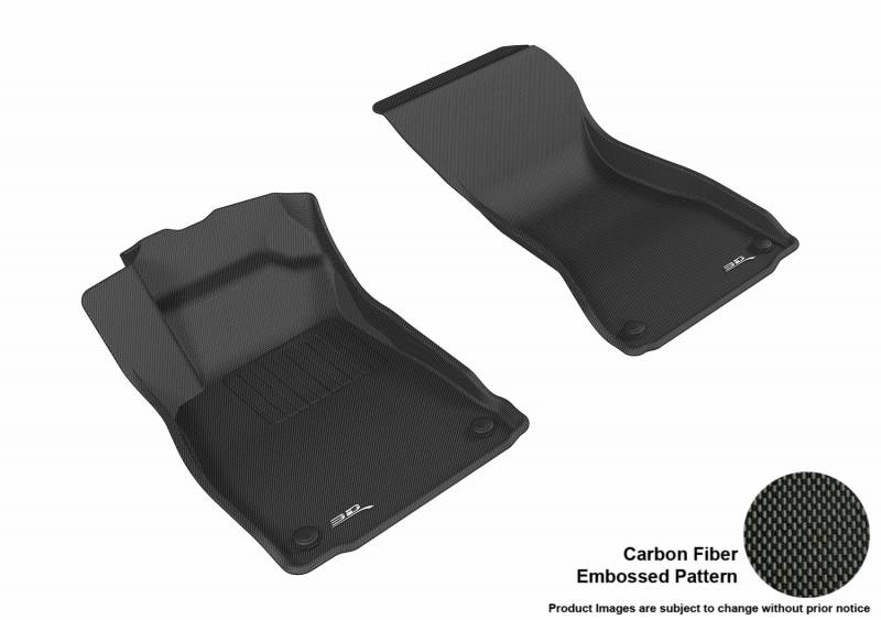 Carbon Fiber Embossed Pattern Kagu Black 1st Row 2017 for Audi A4 - Black - 3.5 lbs