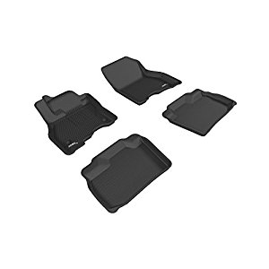 L1NS09301509 Carbon Fiber Embossed Pattern Kagu Black 1st Row 2nd Row for 2016 Nissan Leaf