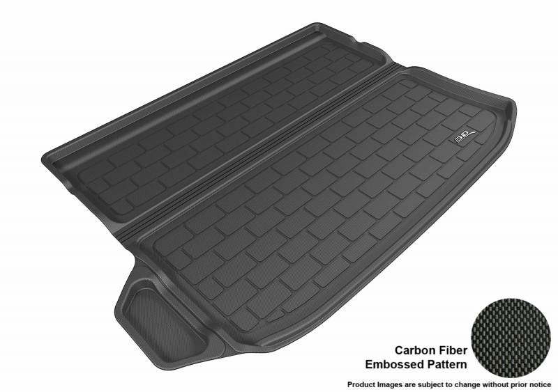 M1BC0241309 Carbon Fiber Embossed Pattern Kagu Black Cargo Liner for 2016-2017 Buick Envision