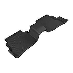 Carbon Fiber Embossed Pattern Kagu Black 2nd Row for 2016-2017 Mazda Cx-9 - Black