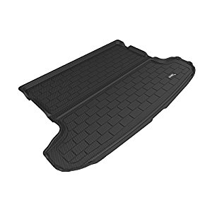Carbon Fiber Embossed Pattern Kagu Black Cargo Liner Stowable for 2016-2017 Hyundai Tucson