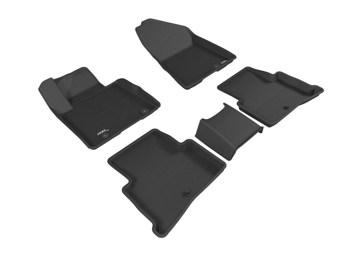 Carbon Fiber Embossed Pattern Kagu Black 1st Row 2nd Row for 2017 Kia Sportage