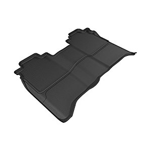 L1NS08421509 Carbon Fiber Embossed Pattern Crew Cab Kagu Black 2nd Row without Storage Box for 2016-2017 Nissan Titan