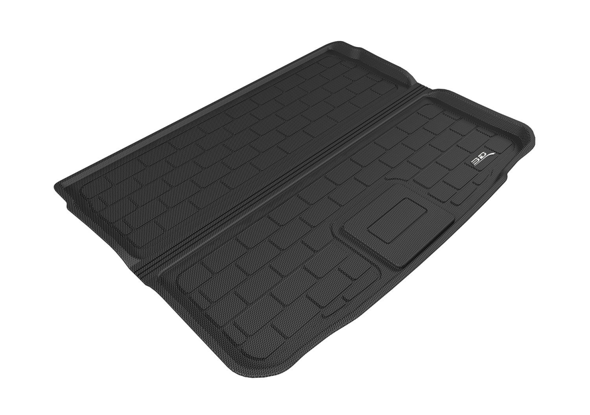 M1FA0051309 Carbon Fiber Embossed Pattern Kagu Black Cargo Liner Stowable for 2015-2017 Fiat 500X