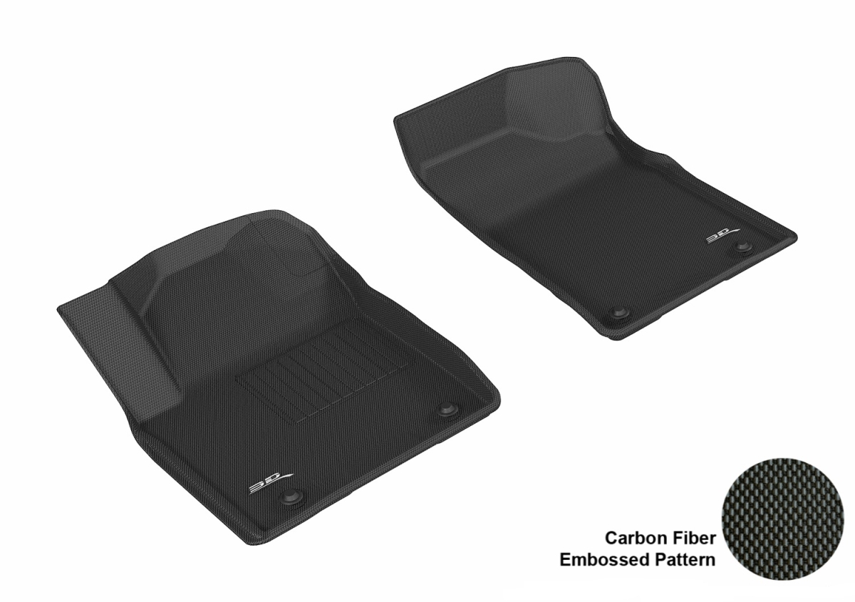 3D MAXpider Nissan Armada Kagu Black Floor Mat - R1