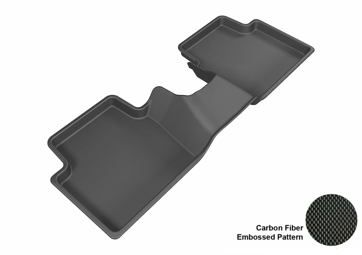 3D MAXpider Front Row Custom Fit All-Weather Floor Mat For Scion IA R2 - Black