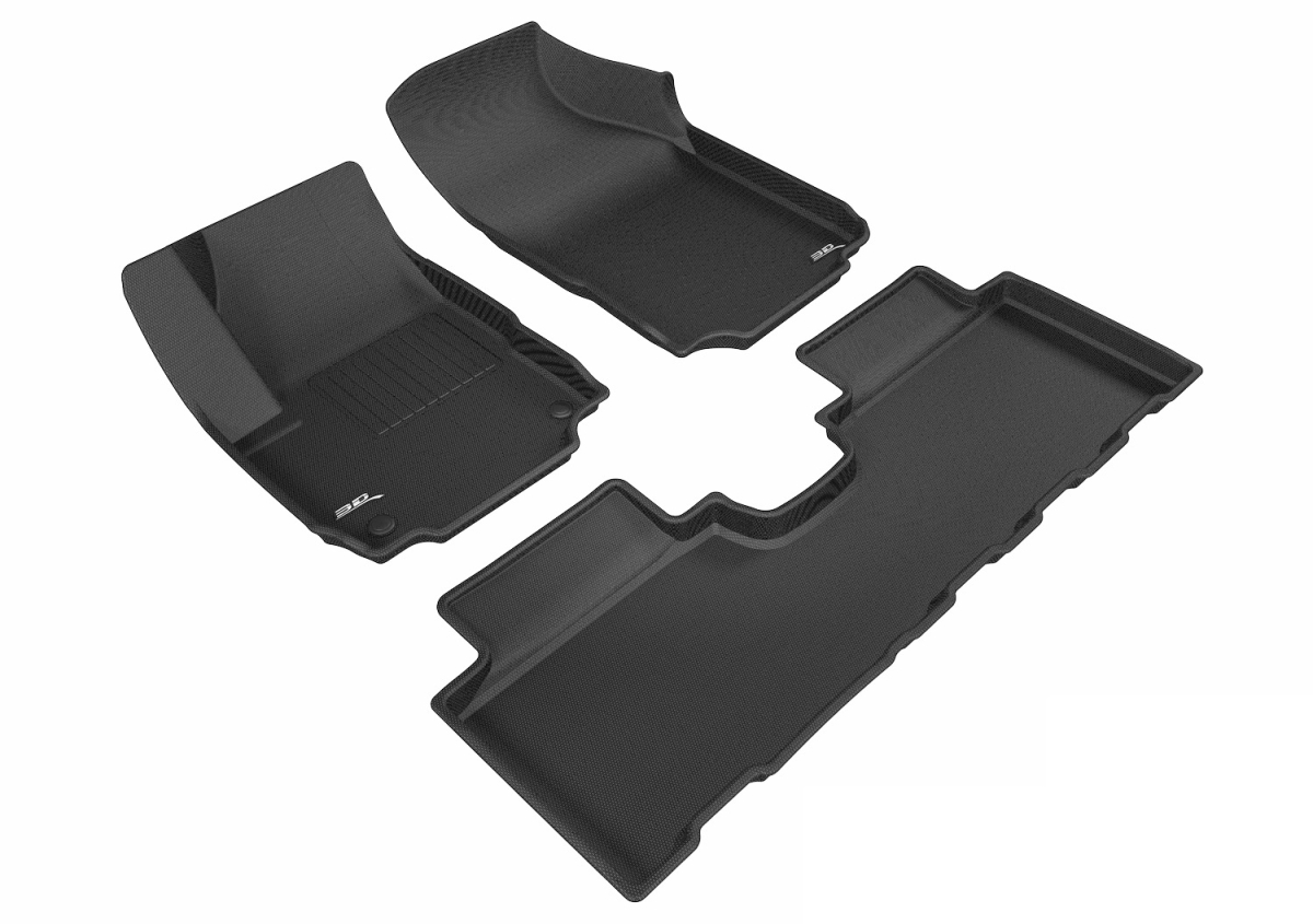 Picture of 3D MAXpider L1CH08501509 R1 R2 Kagu Floor Mat for Chevrolet Equinox 2018&#44; Black