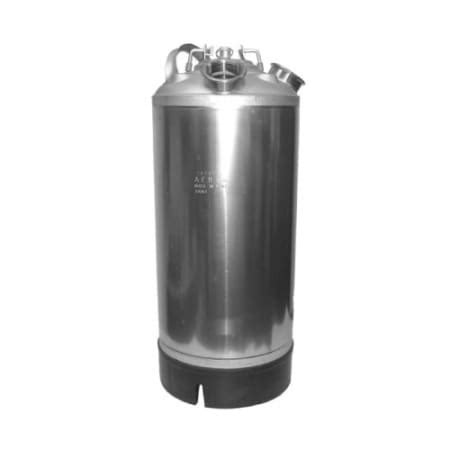 Picture of UBC LCT420 4.8 Gallon Stainless Steel Cleaning can with four heads