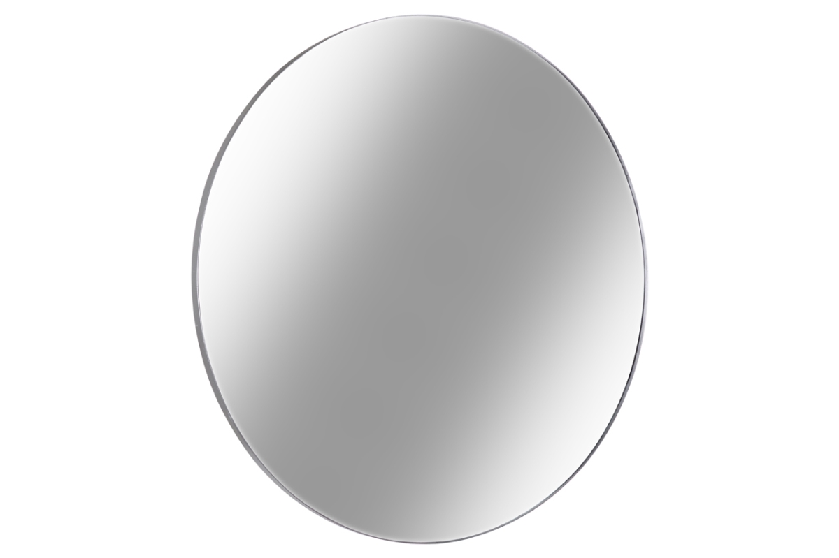Picture of Urban Trends Collection 34093 Metal Round Wall Mirror with Frame, Metallic Silver - Large