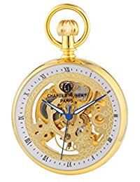 Picture of Charles-Hubert Paris DWA022 Open Face Mechanical Pocket Watch, White