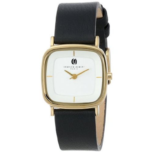 Unitron Enterprise 6945-B Womens IP-plated Stainless Steel White Dial Quartz Watch