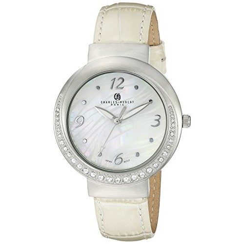 Picture of Unitron Enterprise 6906-F Ladies Stainless Steel Leather Band Watch - 38 mm