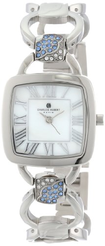 Stainless Steel White MOP Dial Quartz Watch