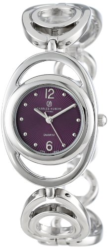Unitron Enterprise 6828-H Chrome Finish Purple Sunray Dial Quartz Watch