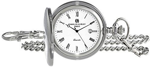 Unitron Enterprise  Stainless Steel Wave Design Pocket Watch