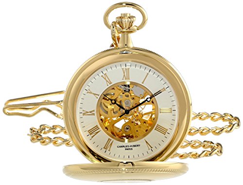 Picture of Unitron Enterprise 3953-G Gold Finish White Dial Pocket Watch