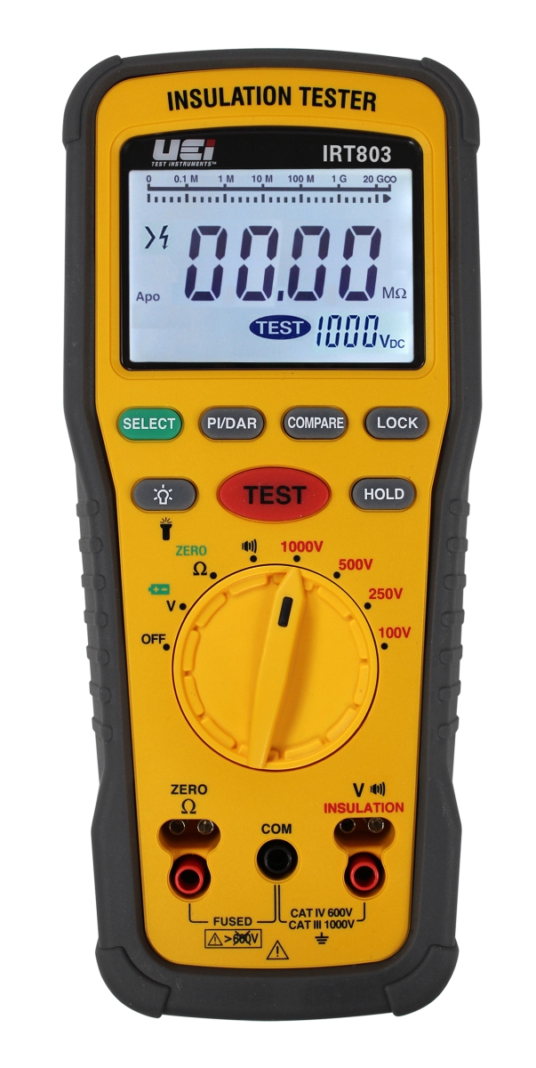 Picture of UEI Test Instruments IRT803 Digital Insulation Resistance Tester