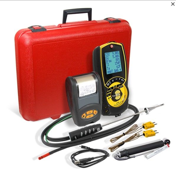 Residential Combustion Analyzer for Gas & Oil-Fired Appliances with A Smoke Pump Test Kit & Printer -  HomewardBound, HO3859647