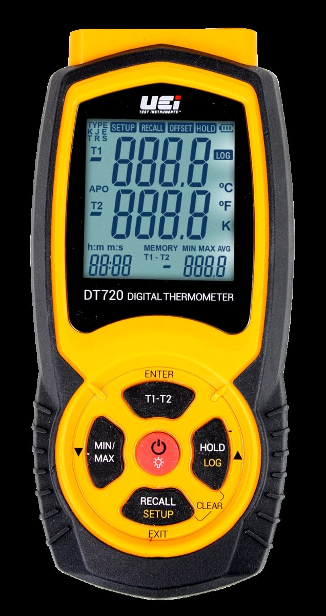 Picture of UEI DT720 Dual Input Temperature Tester