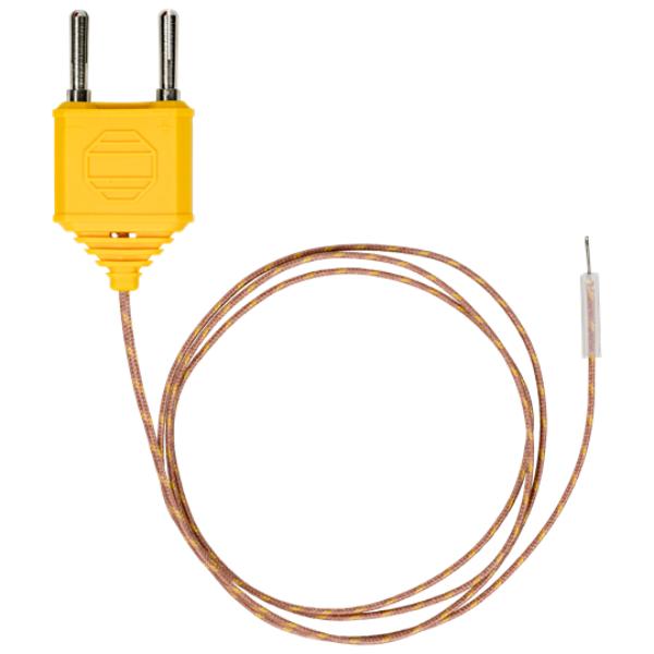K-Type Temperature Probe - Black - 3.1 ft - High-Temperature Range
