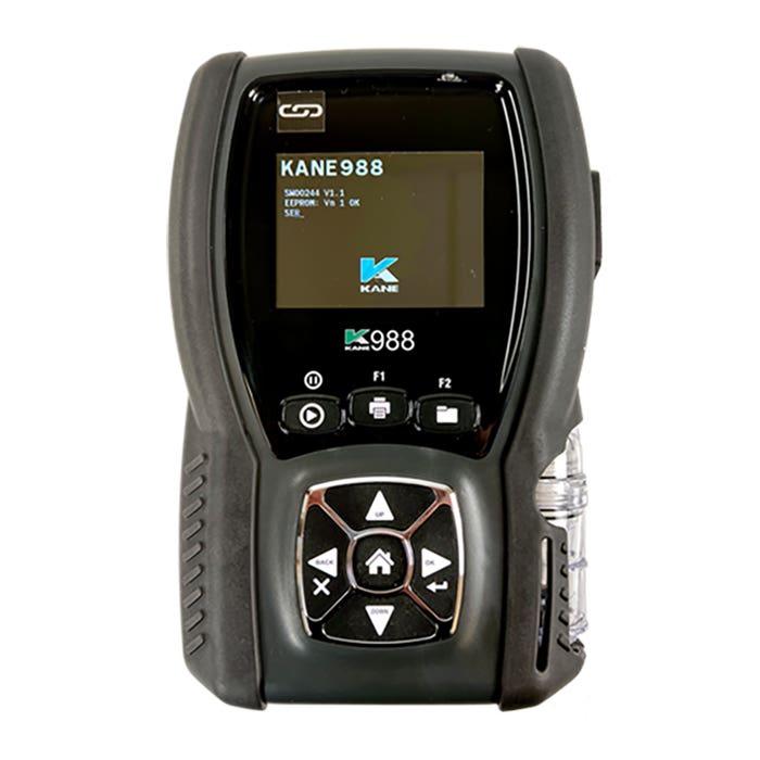 KANE988N2 Industrial Boiler & Heat Pump Analyzer with Kane, NO2 Sensor Installed - Black