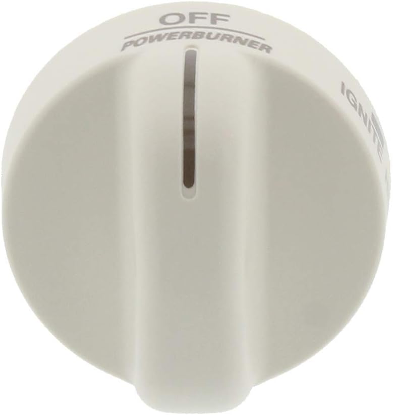 WP8273106 Ran Burner Knob; White