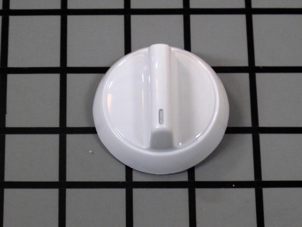 WPW10483313 Ran Surface Burner Knob; White