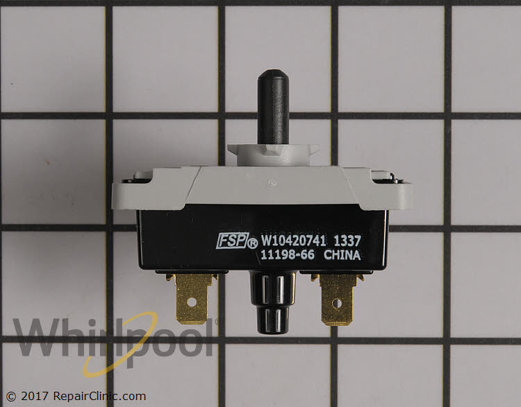 Aftermarket Appliance W10420741 Dryer Push to Start Switch