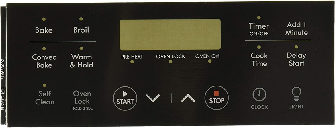 Picture of Frigidaire 316633007 Genuine OEM Oven Overlay