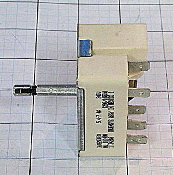 Picture of Frigidaire 318293830 6 in. Oven Surface Unit Switch