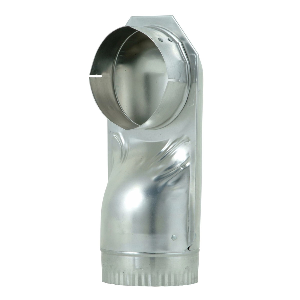 4396004 4.5 in. 90 Deg Exhaust Duct Dryer Elbow; Silver