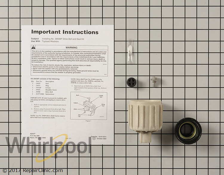 39508P RSPC Drive Bell Kit